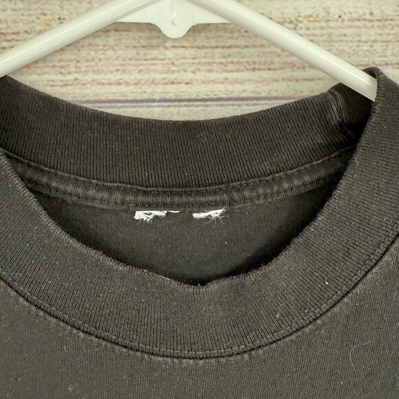 Kinda Fit Kinda Fat Making Gainz T-Shirt Mens M Black Uncle Iron Burning Ramen - Picture 6 of 8